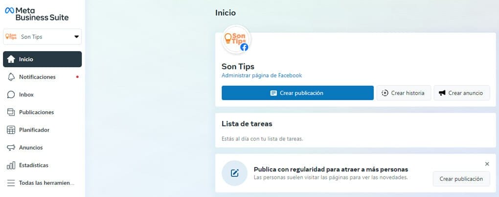 Programar publicaciones de Facebook con Meta Business Suite