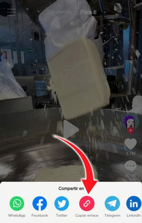 Compartir enlace TikTok Descargar video Descarga videos de TikTok sin marca de agua