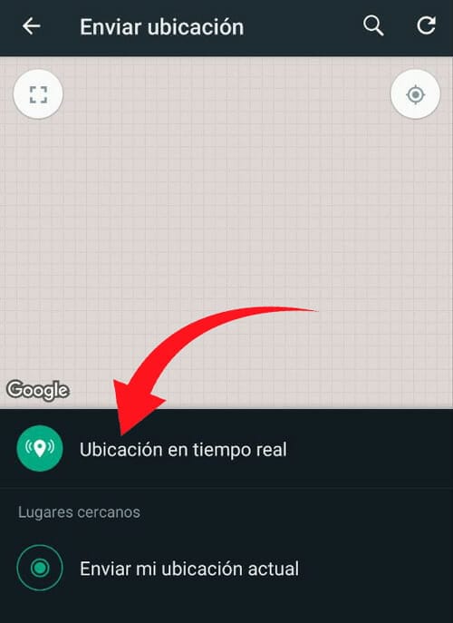 WhatsApp Ubicacion en tiempo real Mi ubicación en tiempo real: compártela por WhatsApp, Messenger, Google Maps y más