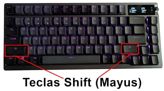teclas shift mayus en teclado Descubre la tecla shift (Mayus): funciones y usos en el teclado ¿Cuál es y para qué sirve?
